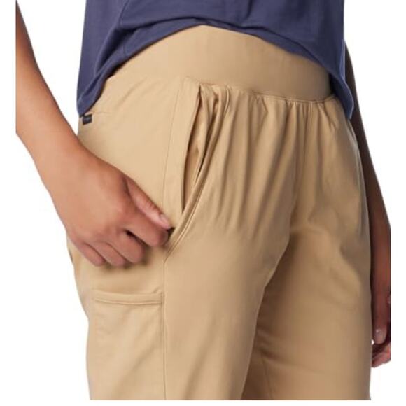 Columbia Leslie Falls Capri Omni-shade Pants | Womens Plus 3X, Khaki Tan NWT - Picture 6 of 6